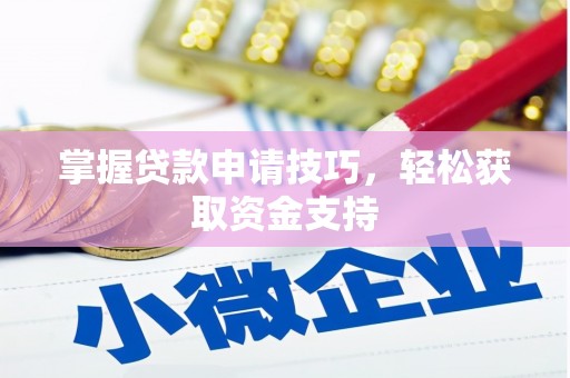 衢州掌握贷款申请技巧，轻松获取资金支持