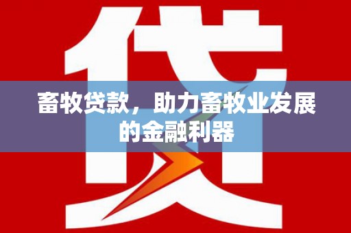 衢州畜牧贷款，助力畜牧业发展的金融利器
