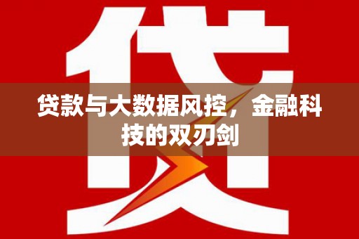 衢州贷款与大数据风控，金融科技的双刃剑
