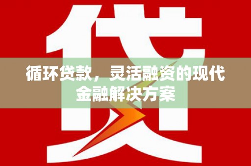 衢州循环贷款，灵活融资的现代金融解决方案