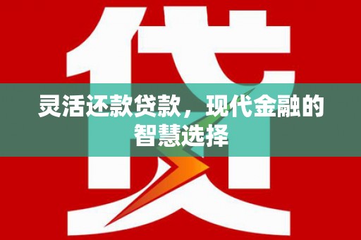 衢州灵活还款贷款，现代金融的智慧选择