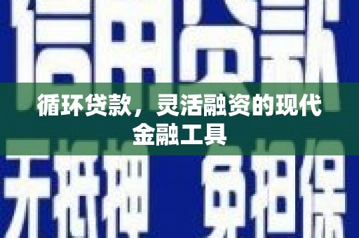 衢州循环贷款，灵活融资的现代金融工具
