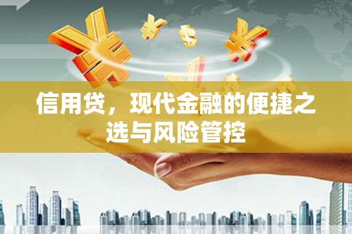衢州信用贷，现代金融的便捷之选与风险管控