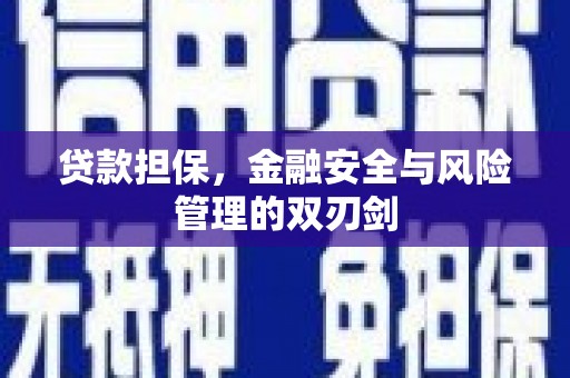 衢州贷款担保，金融安全与风险管理的双刃剑