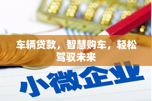 衢州车辆贷款，智慧购车，轻松驾驭未来