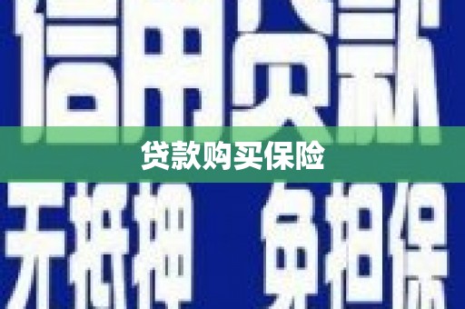 衢州贷款购买保险