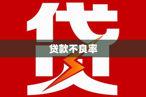 衢州贷款不良率