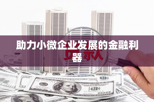 衢州助力小微企业发展的金融利器