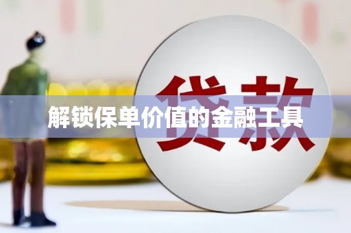 衢州解锁保单价值的金融工具