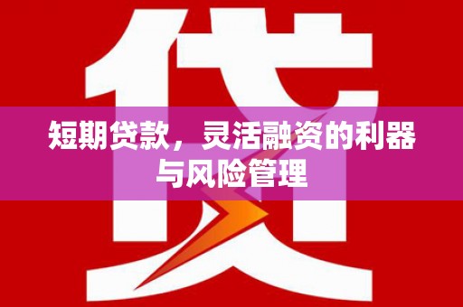 衢州短期贷款，灵活融资的利器与风险管理