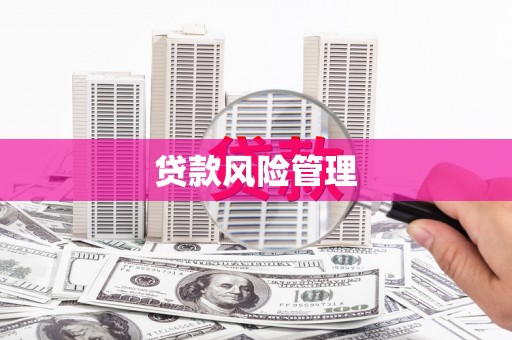 衢州贷款风险管理